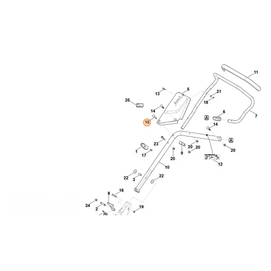 Stihl  Śruba z łbem okrągłym M8x60 9027 318 1970